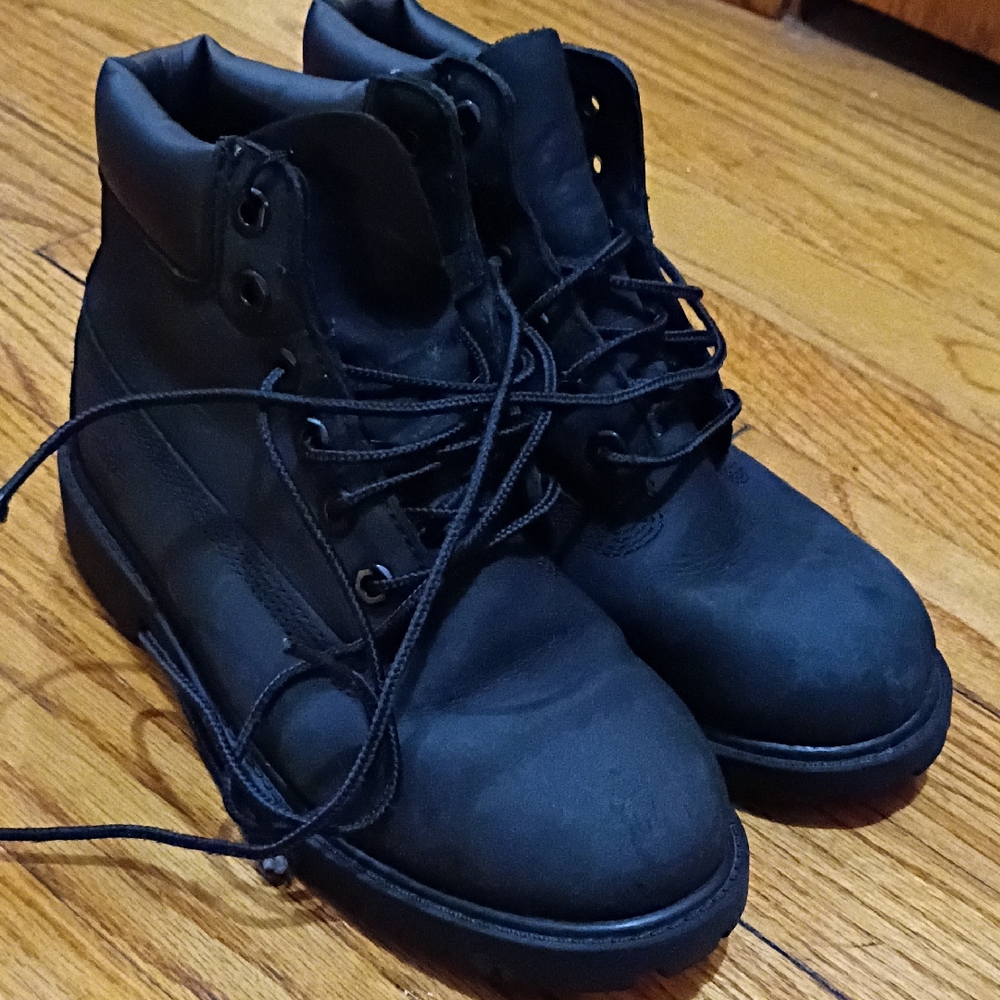 Timberland Black Kids Boots